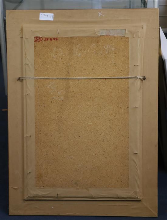 § Tom Keating (1917-1984) John Constable R.A. discovers a Keating? 24 x 15.75in.
